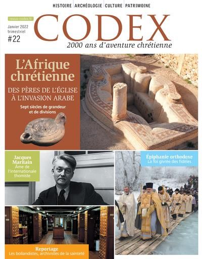 Emprunter Codex N° 22, janvier 2022 : L'Afrique chrétienne. Des pères de l'église à l'invasion arabe livre
