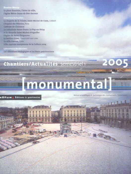 Emprunter Monumental Semestriel 1, Juin 2005 : Nancy livre