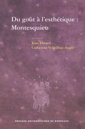 Emprunter Du goût à l'esthétique : Montesquieu livre