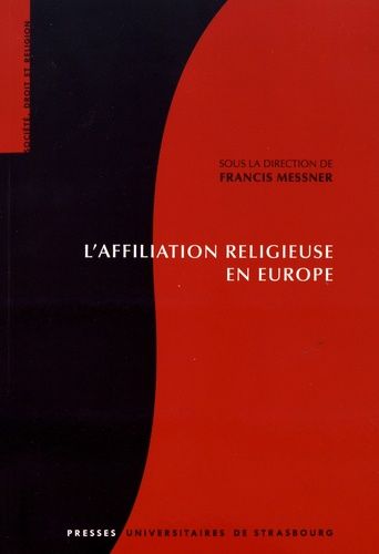 Emprunter L'affiliation religieuse en Europe livre
