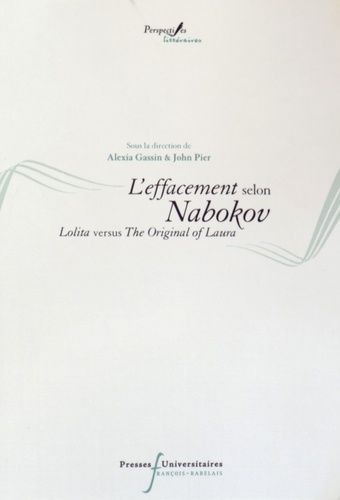 Emprunter L'effacement selon Nobokov. Lolita versus The Original of Laura livre