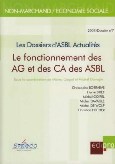 Emprunter Le fonctionnement des AG et des CA des ASBL livre