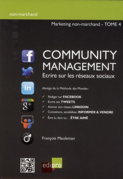 Emprunter Community management / Ecrire sur les réseaux sociaux livre