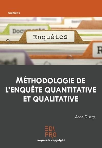 Emprunter Méthodologie de l'enquête quantitative et qualitative livre