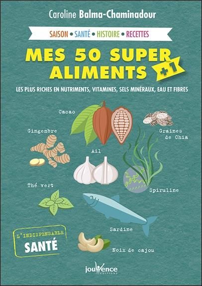 Emprunter Mes 50 super aliments + 1. Les plus riches en nutriments, vitamines, sels minéraux, eau et fibres livre