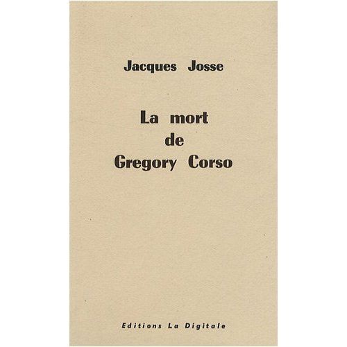Emprunter La mort de Gregory Corso livre