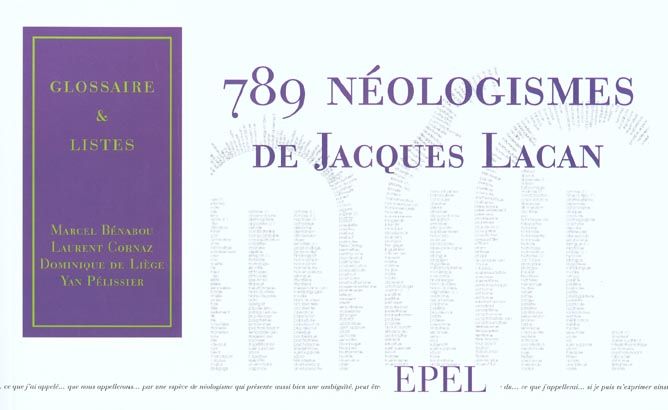 Emprunter 789 néologismes de Jacques Lacan livre
