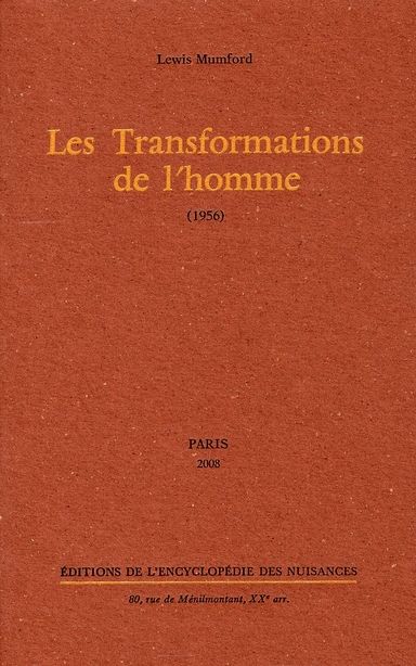 Emprunter Les Transformations de l'homme. (1956) livre