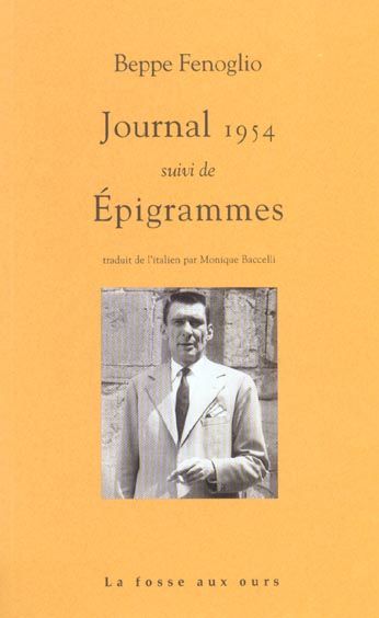 Emprunter JOURNAL 1954 SUIVI DE EPIGRAMMES livre