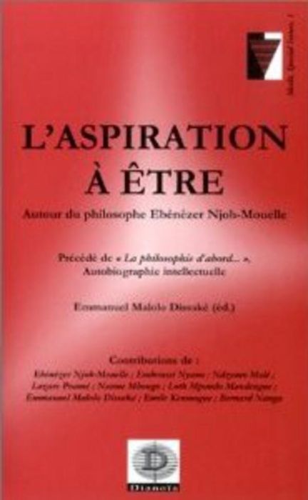 Emprunter L'aspiration à être. Autour du philosophe Ebénézer Njoh-Mouelle précédé de La philosophie d'abord. A livre
