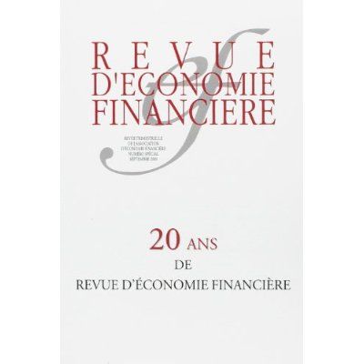 Emprunter 20 ans de revue d'économie financière - numéro spécial septembre 2009 livre