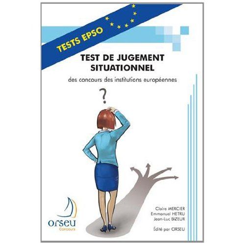 Emprunter Test de jugement situationnel des concours des institutions européennes livre