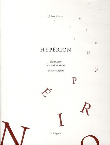 Emprunter Hypérion. Edition bilingue français-anglais livre