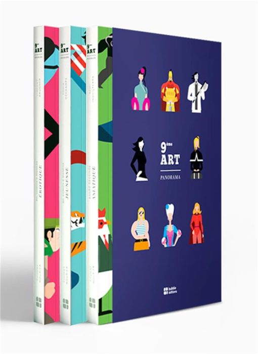 Emprunter 9eme Art : Panorama en 3 volumes (Erotique - Asiatique - Jeunesse) livre
