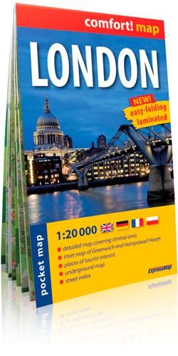 Emprunter LONDRES (GB)  1/20.000 (COMFORT !MAP, POCHE) livre
