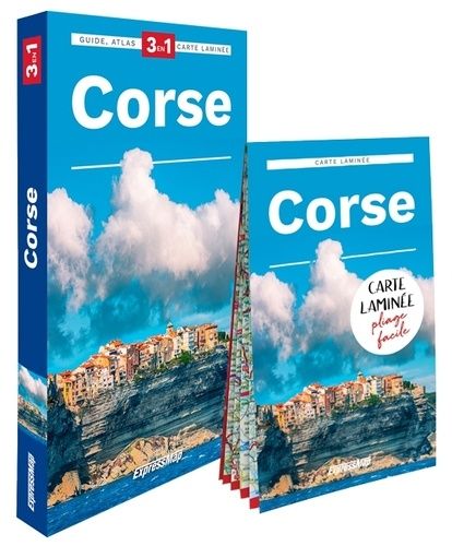 Emprunter Corse. Guide + Atlas + Carte laminée 1/170 000, Edition 2023 livre