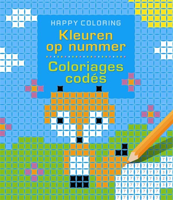 Emprunter Happy coloring Coloriage codés. Edition bilingue français-néerlandais livre