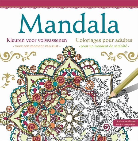 Emprunter Mandala - Coloriages pour adultes. Edition bilingue français-néerlandais livre