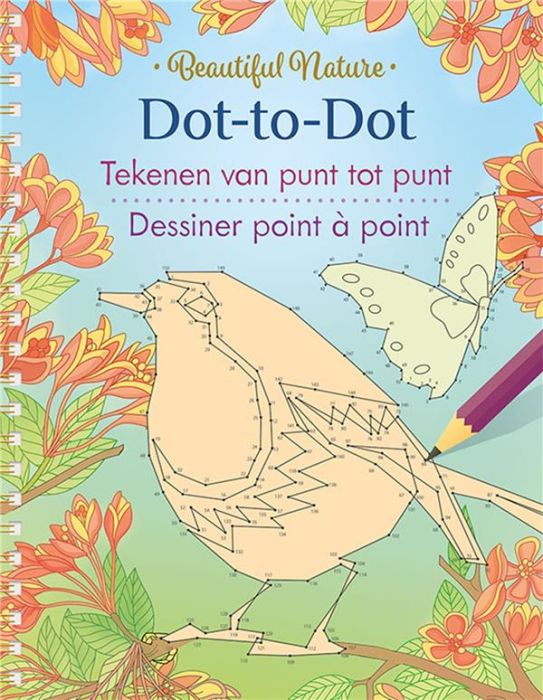Emprunter Beautiful Nature Dot-to-Dot. Dessiner point à point, Edition bilingue français-néerlandais livre
