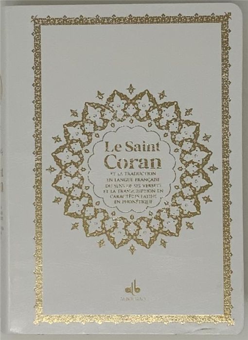 Emprunter Saint Coran Bilingue cartonné (14 x 19 cm) - Blanc - Dorure. Edition bilingue français-arabe livre