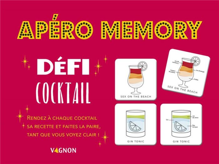 Emprunter APERO MEMORY : DEFI COCKTAILS livre