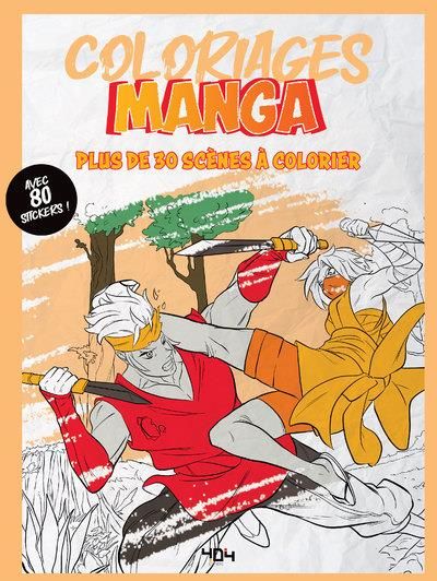 Emprunter Coloriages manga : Plus de 30 scènes à colorier livre