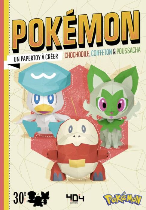 Emprunter Pokémon Chochodile, Coiffeton & Poussacha. Un papertoy à créer livre