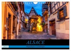 Alsace, magnifiques colombages (Calendrier mural 2024 DIN A4 vertical), CALVENDO calendrier mensuel. - Duvernay Elena