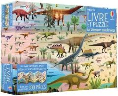 Les dinosaures dans le temps. Avec 1 livre dépliant et 1 puzzle de 300 pièces - Firth Rachel - Gilleard James