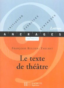 Le texte de théâtre - Rullier-Theuret Françoise