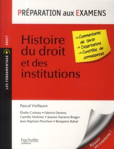 Histoire du droit et des institutions - Vielfaure Pascal - Creteau Elodie - Desnos Fabrice