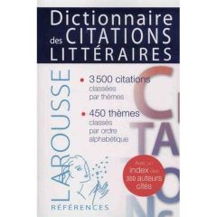 Dictionnaire des citations littéraires - Girac-Marinier Carine