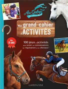 Mon grand cahier d'activités Au Galop ! Une saison à cheval - Meyer Aurore