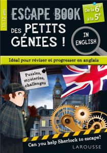 ESCAPE BOOK DES PETITS GENIES IN ENGLISH DE LA 6E A LA 5E - SAINT-MARTIN GILLES