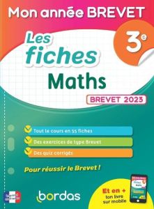 Les fiches Maths 3e - Gélébart Yann