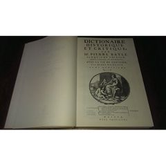 DICTIONNAIRE HISTORIQUE ET CRITIQUE. CINQUIEME EDITION REVUE (1740) - BAYLE PIERRE