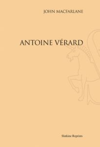 ANTOINE VERARD (1900) - MACFARLANE JOHN
