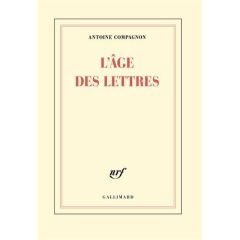 L'âge des lettres - Compagnon Antoine