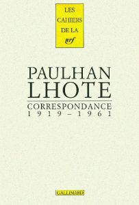Correspondance 1919-1961 - Lhote André - Paulhan Jean