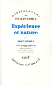 Expérience et nature - Dewey John - Zask Joëlle - Cometti Jean-Pierre