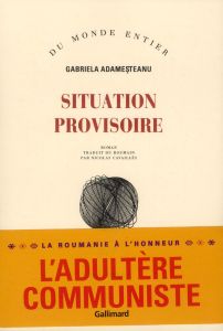 Situation provisoire - Adamesteanu Gabriela - Cavaillès Nicolas