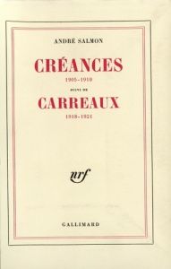 Créances(1905-1910)/Carreaux(1918-1921) - Salmon André