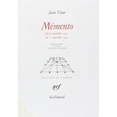 MEMENTO - Vilar Jean