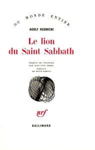 Le Lion de Saint Sabbath - Rudnicki Adolf - Erhel Jean-Yves - Rawicz Piotr