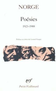 Poésies. 1923-1988 - NORGE