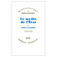 Le mythe de l'Etat - Cassirer Ernst