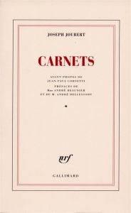 CARNETS TOME 1 - Joubert Joseph