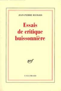 Essais de critique buissonnière - Richard Jean-Pierre