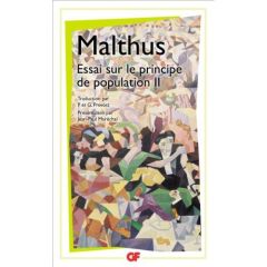 Essai sur le principe de population. Tome 2 - Malthus Robert - Prévost Pierre - Prevost Guillaum