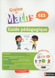 Graine de maths CE2. Guide pédagogique, Edition 2018, avec 1 CD-ROM - Malaval Joël